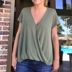 Free People We the Free Olive Green Top